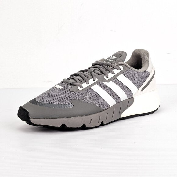 Adidas Men ZX 1K Boost H68718 Gray Stripped Trainers Sneakers Size 10.5 main image 5